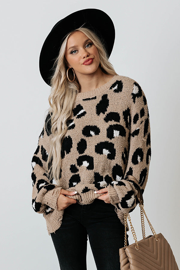 Where The Styled Things Are Leopard Sweater Image - 4
