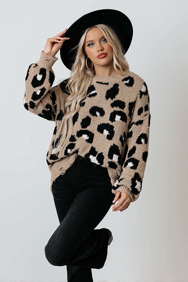 Where The Styled Things Are Leopard Sweater Image - 1