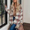 Cozy Cottage Plaid Jacket In Pink Image - 1