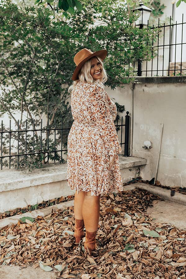 The Branchley Floral Dress Curves Image - 5