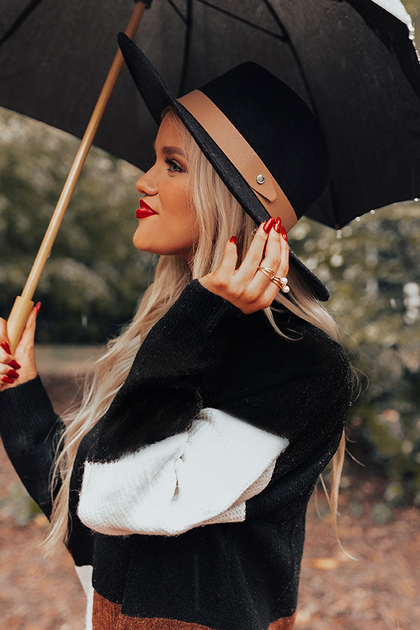 Sweetheart In The City Fedora In Black Image - 5