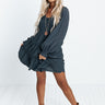 Epic Expectation Shift Dress In Slate Image - 1