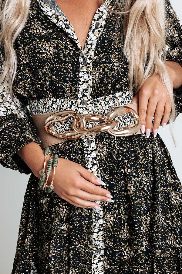 Back In The City Belt In Iced Latte Image - 3