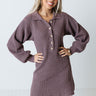 Tavern Nights Knit Dress In Heirloom Lilac Image - 1