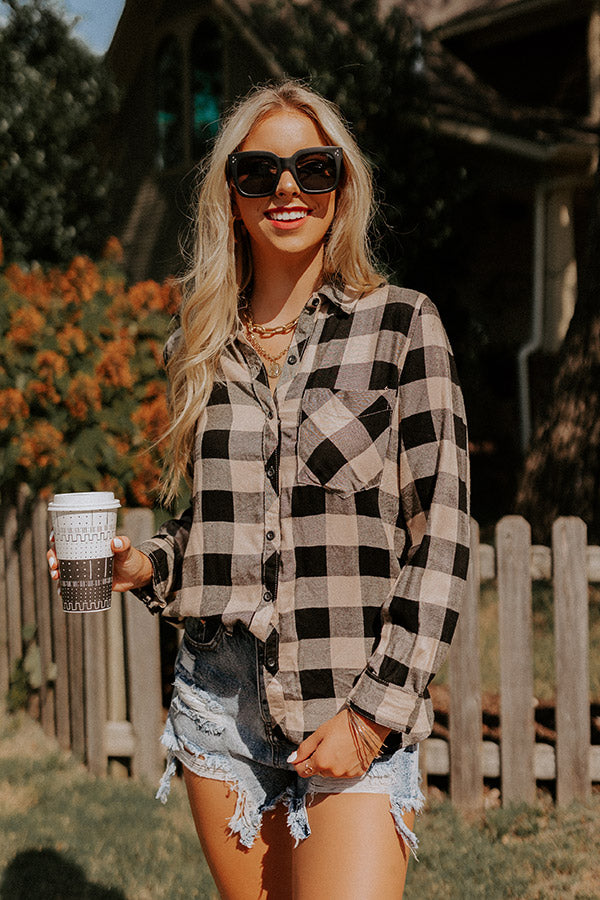 Cool Ambitions Plaid Button Up Image - 2