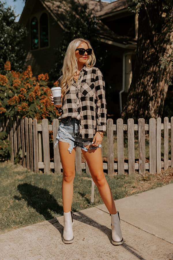 Cool Ambitions Plaid Button Up Image - 1