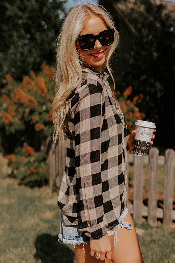 Cool Ambitions Plaid Button Up Image - 4