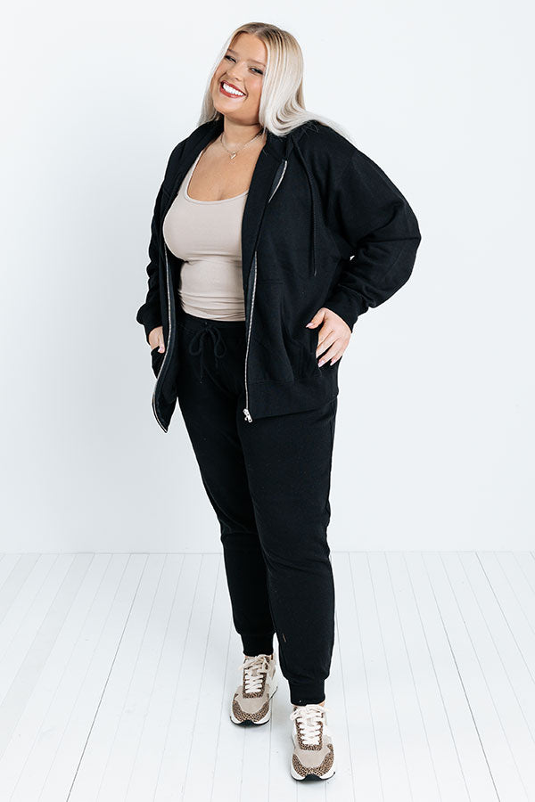 Count On You Sweater In Black Curves Image - 1