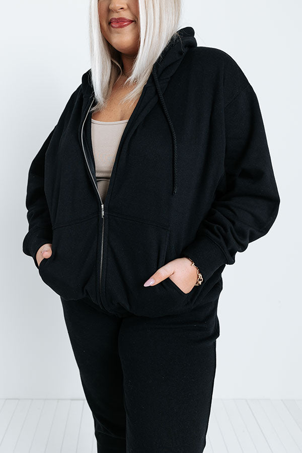 Count On You Sweater In Black Curves Image - 3