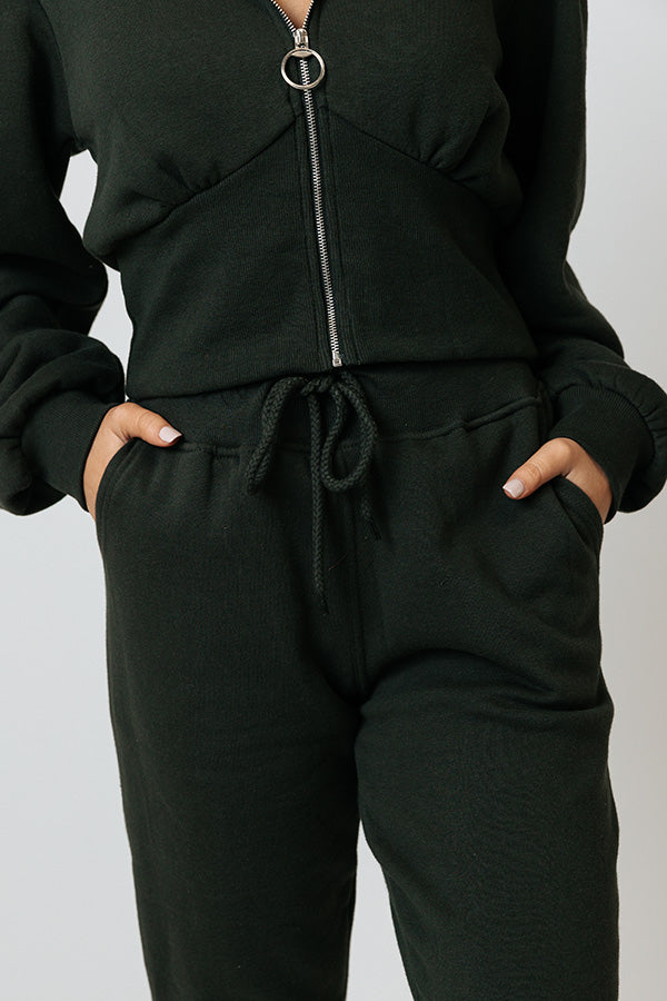 Count On You Joggers In Deep Forest Image - 3