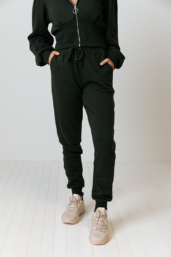 Count On You Joggers In Deep Forest Image - 2