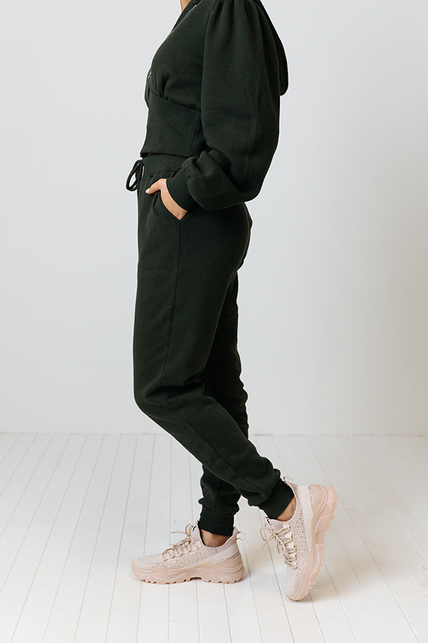 Count On You Joggers In Deep Forest Image - 4