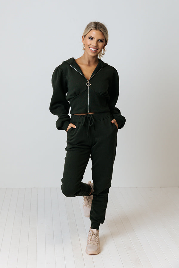 Count On You Joggers In Deep Forest Image - 1