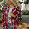 Trail Less Traveled Flannel In Red Image - 1