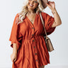 Love You Always Tunic Dress In Rust Curves Image - 1