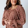 Chic At First Sight Shift Top in Rust Curves Image - 1