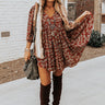Yearn For More Floral Babydoll Tunic Dress Image - 1
