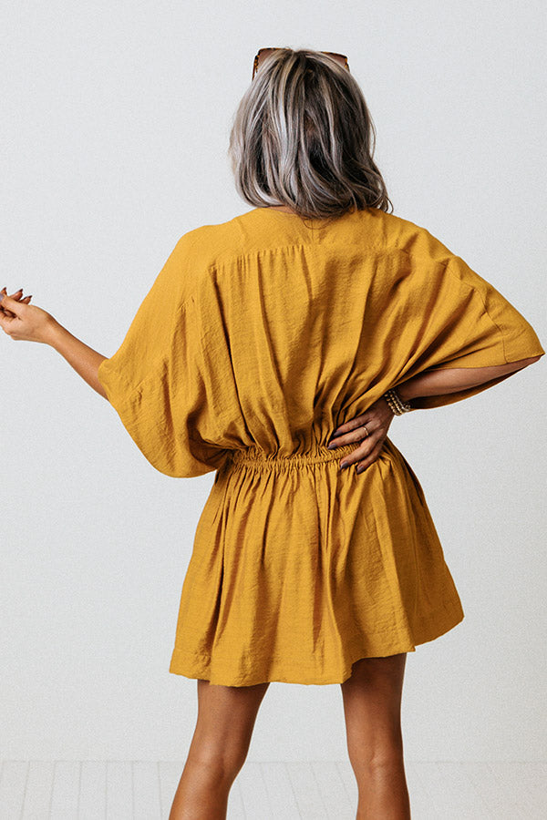 Love You Always Tunic Dress In Marigold Image - 5