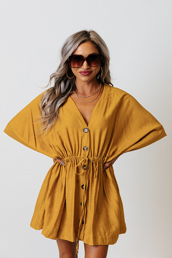 Love You Always Tunic Dress In Marigold Image - 2