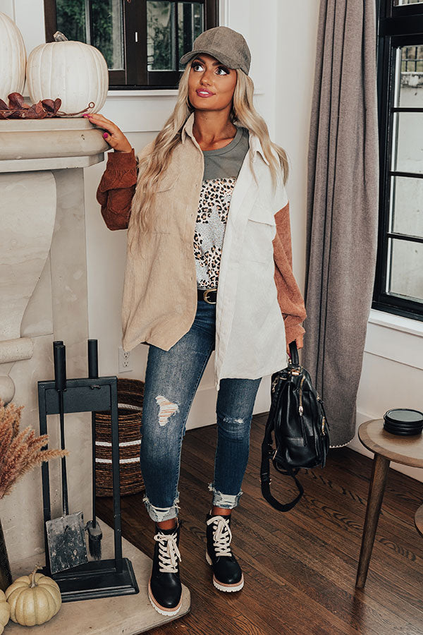 County Line Corduroy Button Up Image - 2