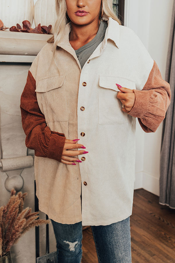 County Line Corduroy Button Up Image - 4