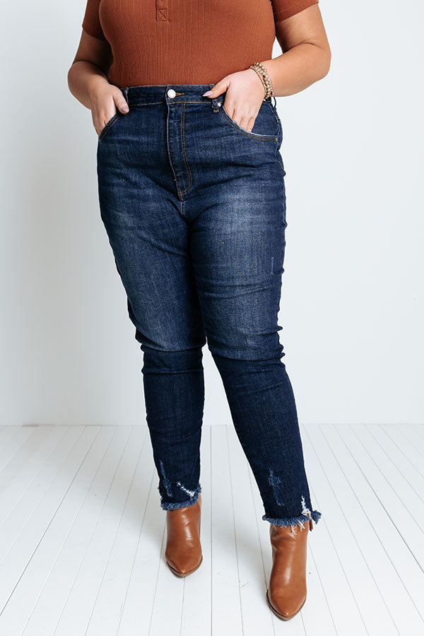 Risen The Lundy High Waist Ankle Skinny Curves Image - 2