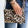 Celebrity Chic Leopard Clutch Image - 1