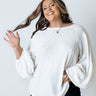 Keep It Light Shift Top in White Curves Image - 1