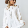 Keep It Light Shift Top in White Image - 1