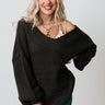 Aspen All Over Knit Sweater In Forest Image - 1