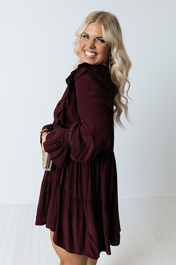 Reminisce With Me Babydoll Dress Curves Image - 3