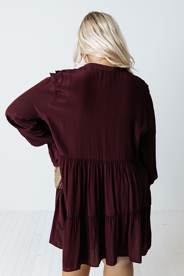 Reminisce With Me Babydoll Dress Curves Image - 4