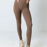 Let's Chill Ultra Soft Midrise Legging In Taupe Image - 1