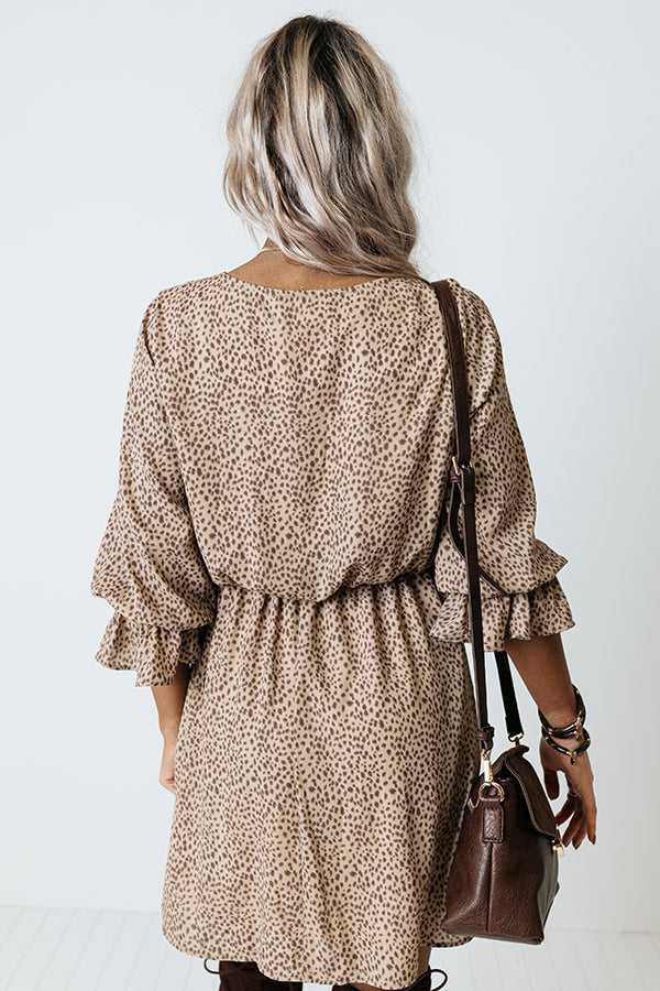 Living In Style Leopard Dress Image - 5