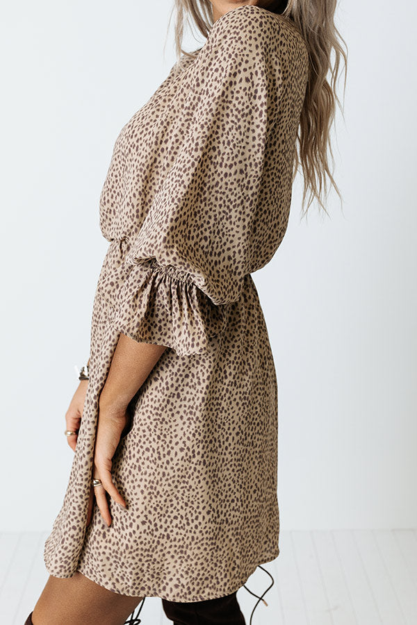 Living In Style Leopard Dress Image - 4