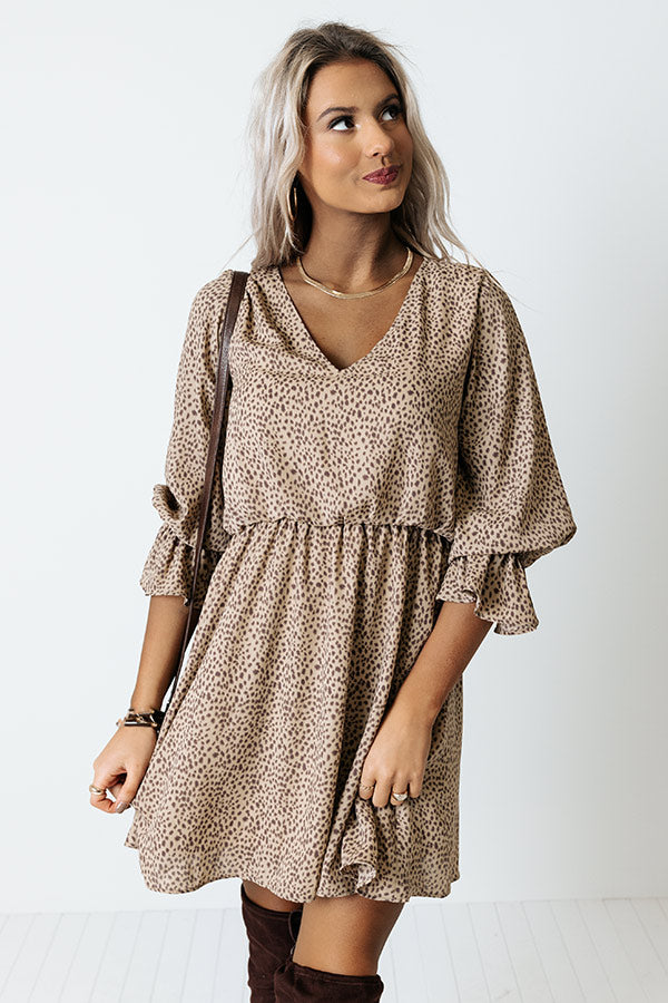 Living In Style Leopard Dress Image - 2