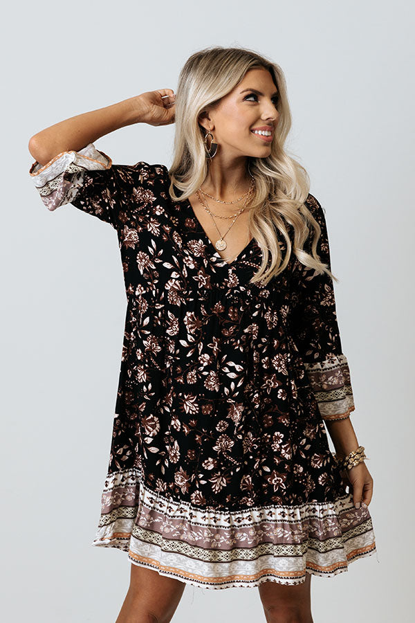 Together Again Babydoll Dress In Black • Impressions Online Boutique