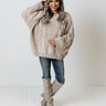 Windchill Cable Knit Sweater In Birch Image - 1