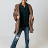 S'mores And Cozy Teddy Cardigan In Taupe Image - 1