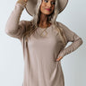 Learn Something New Shift Top In Taupe Image - 1