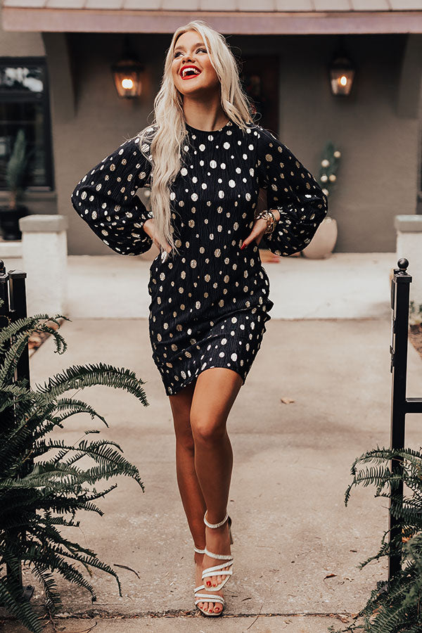 Living The Good Life Polka Dot Dress • Impressions Online Boutique