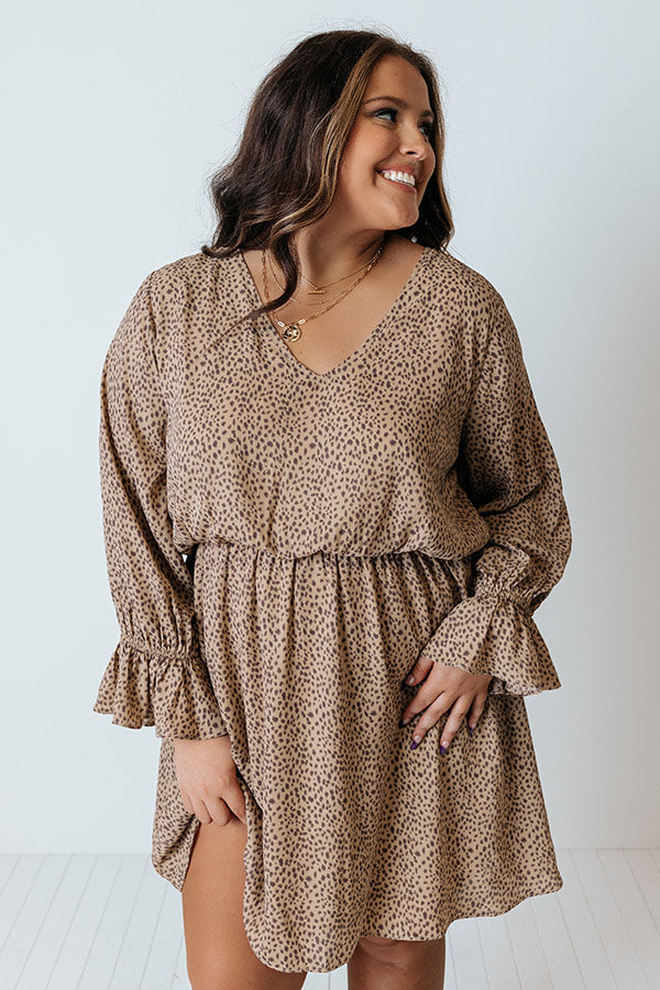 Living In Style Leopard Dress Curves Image - 1