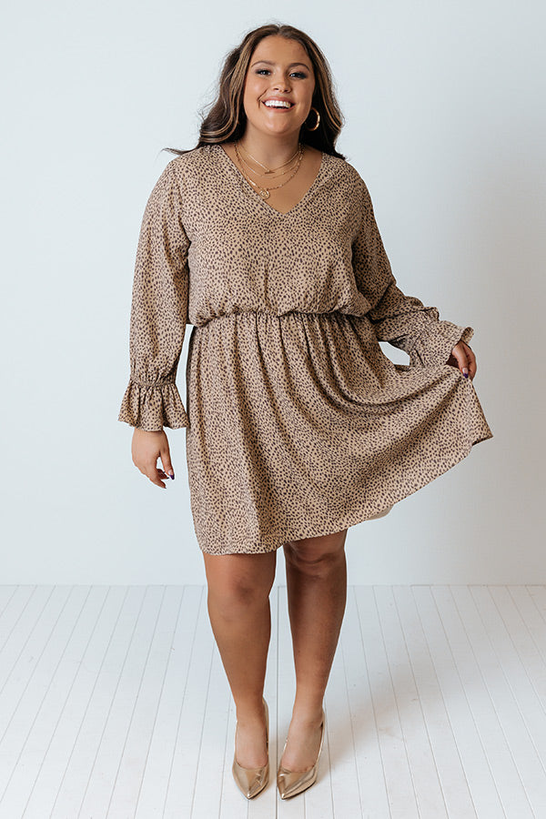 Living In Style Leopard Dress Curves Image - 2