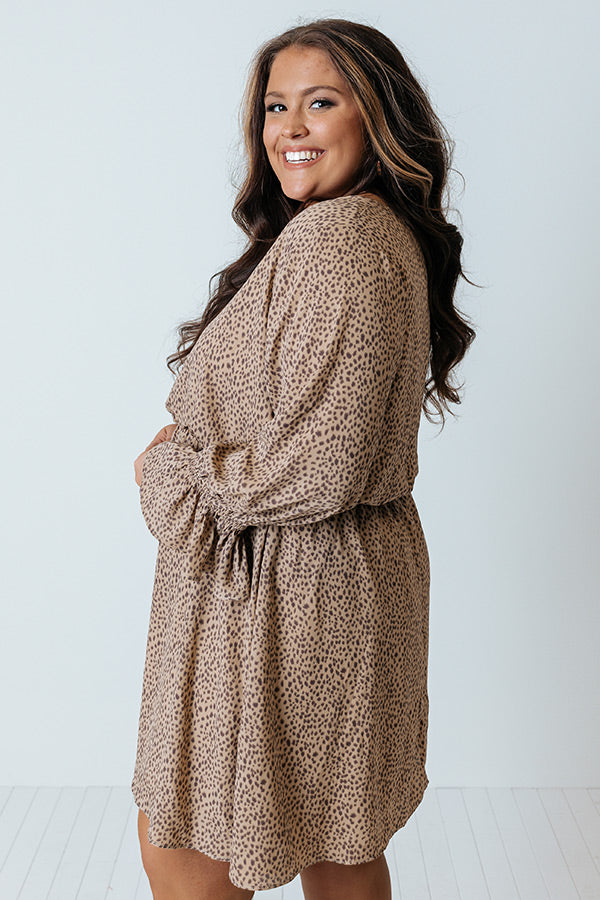 Living In Style Leopard Dress Curves Image - 3