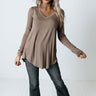 Making Friends Shift Top In Taupe Image - 1