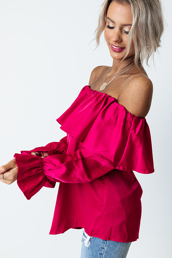 Serving Up Sass Top In Raspberry Image - 1