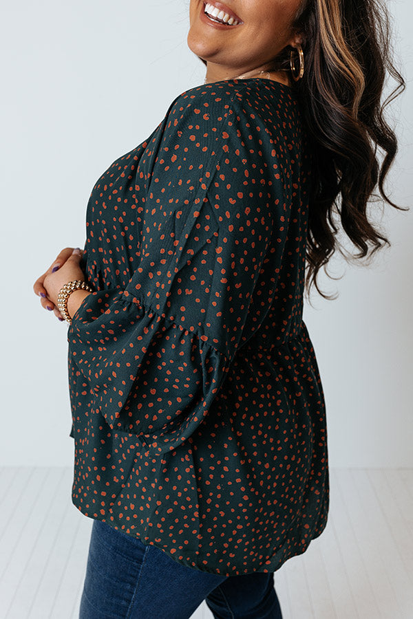 Wine In Napa Babydoll Top Curves Image - 4