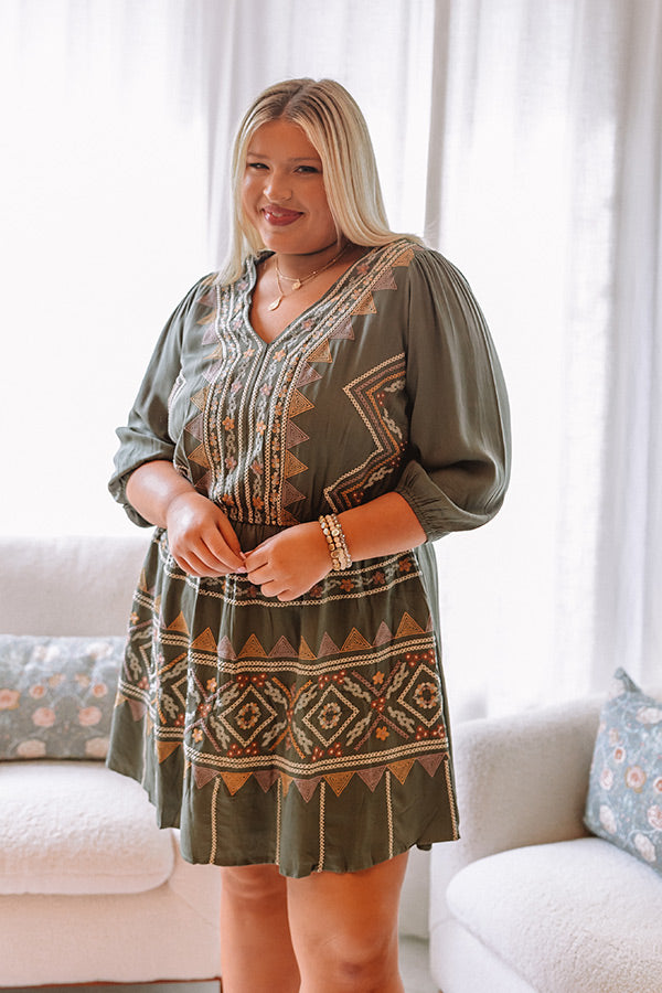 Unofficial Plans Embroidered Dress Curves Image - 2