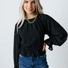 Living For Love Lace Up Top Image - 1