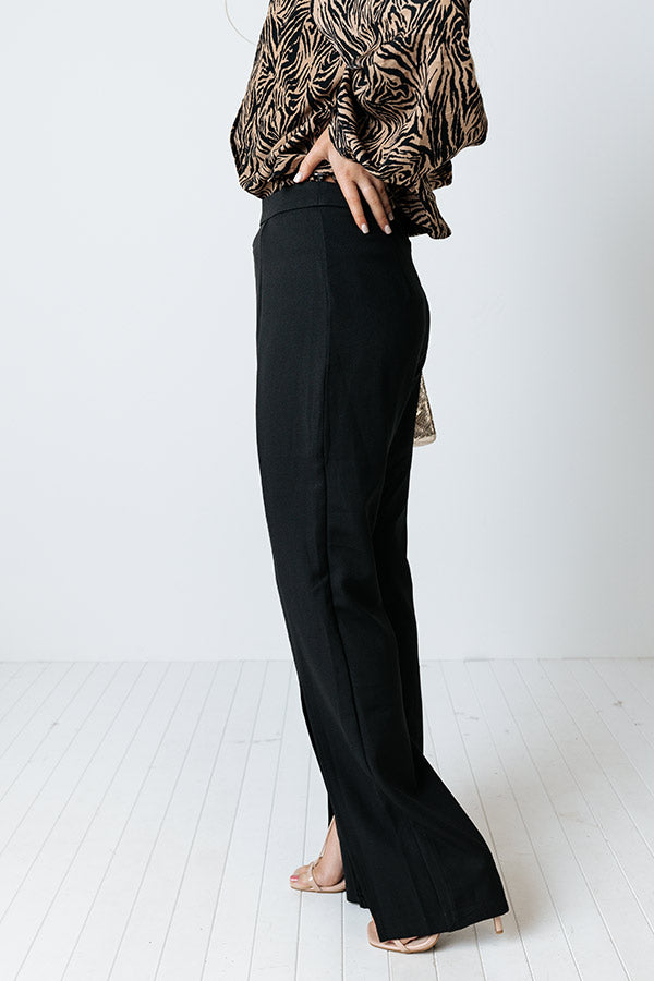 Never Stray High Waist Pants In Black Image - 5